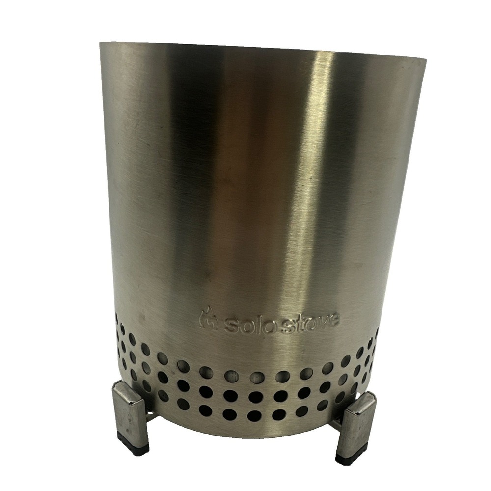 Solo Stove Mesa Tabletop Fire Pit Suited  Stainless Steel Includes Stand & Bag